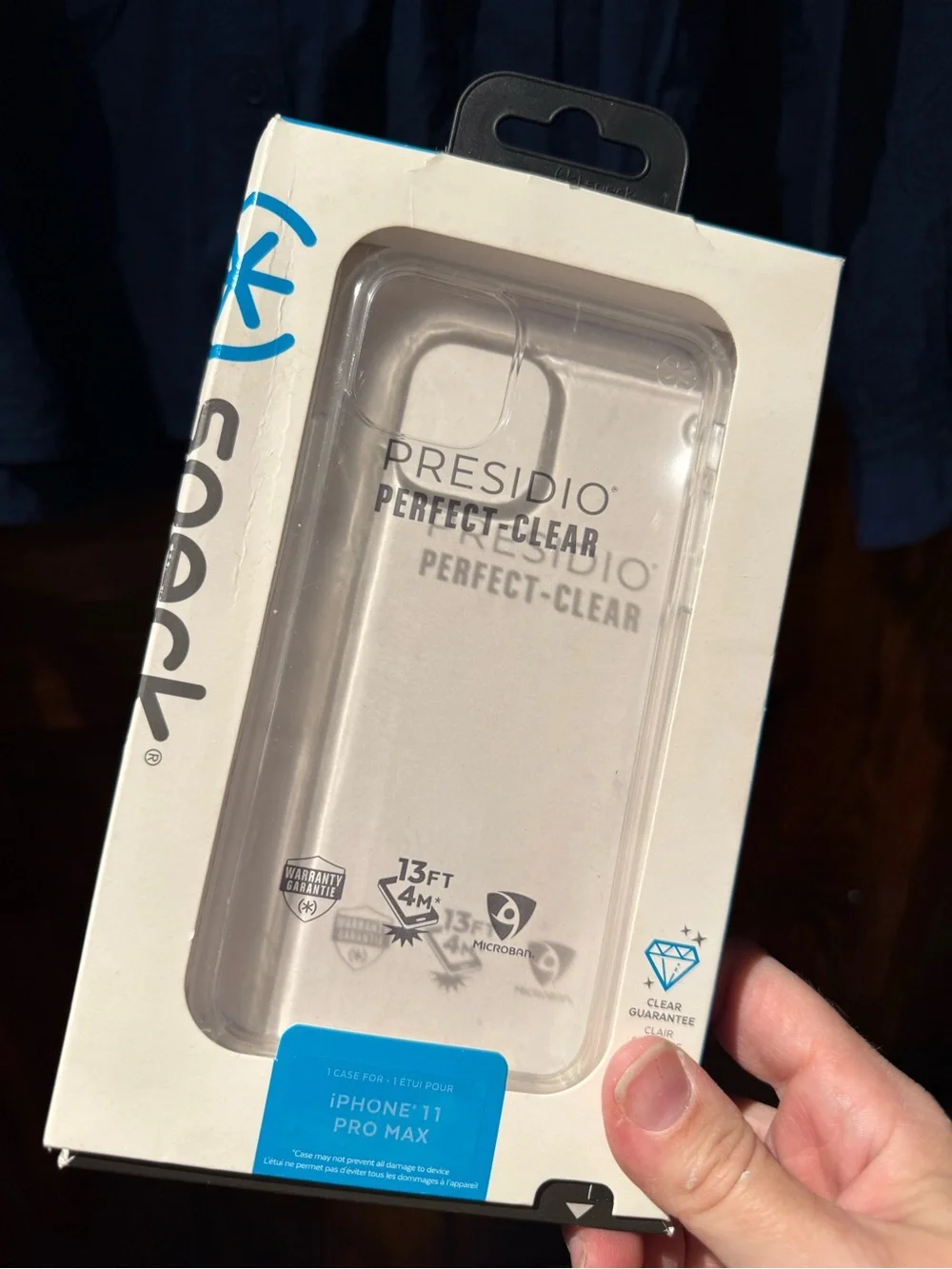 speck Presidio Perfect-Clear Case for iPhone 11 Pro Max - Clear